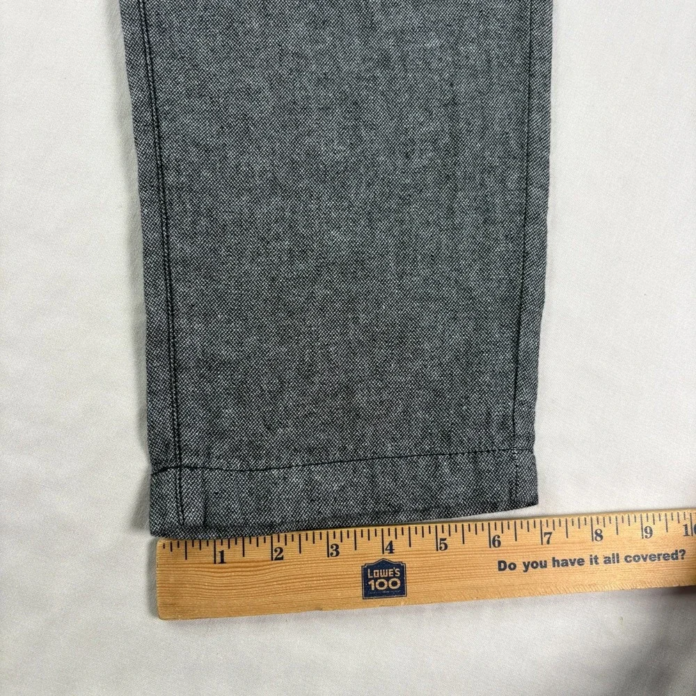 Banana Republic Linen Pants Mens 36x29 Blue Chino Athletic Fit Stretch Beach